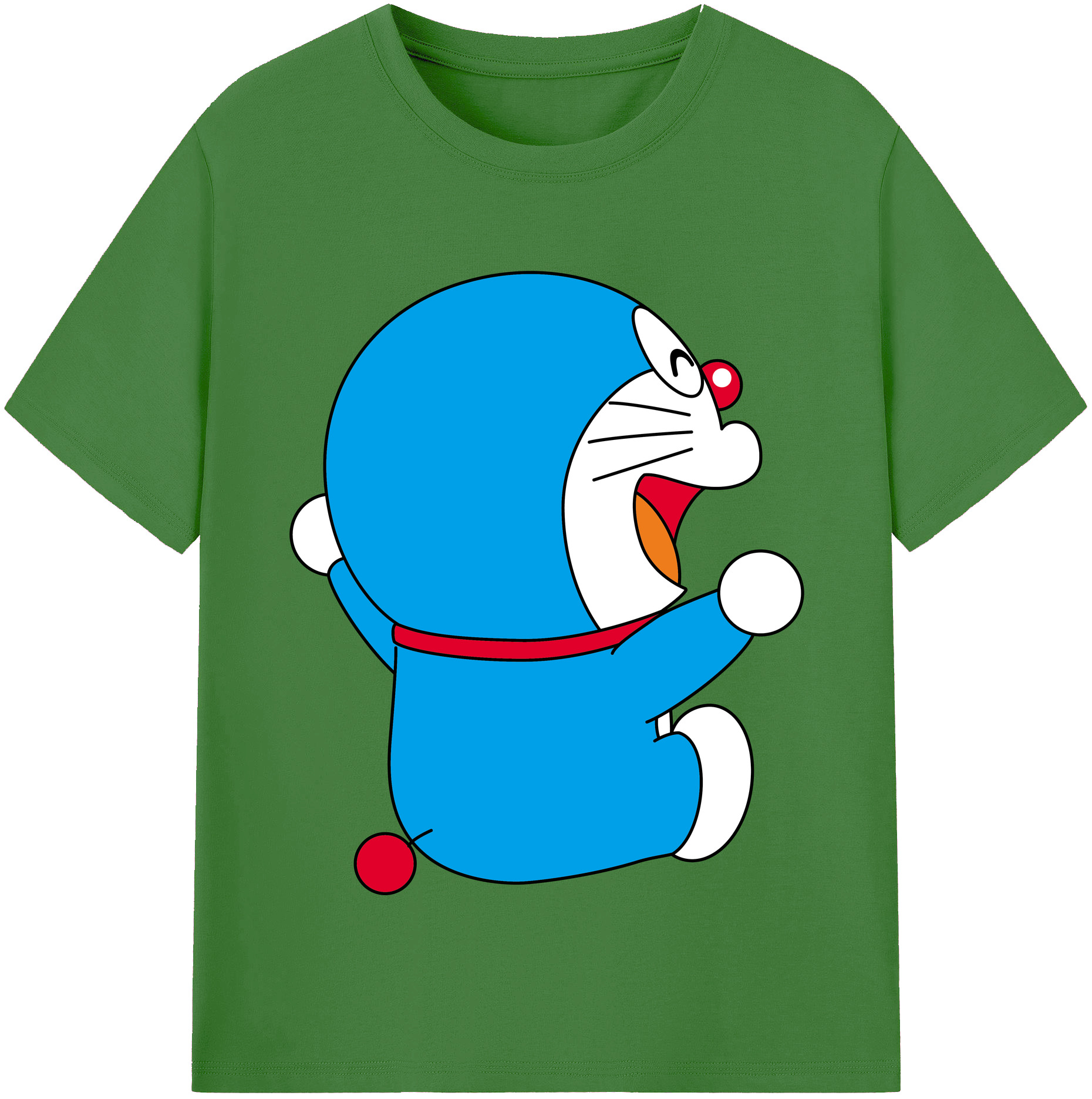 （画像用） ドラえもん Doraemon レディースカジュアルプリントTシャツ（綿100％）